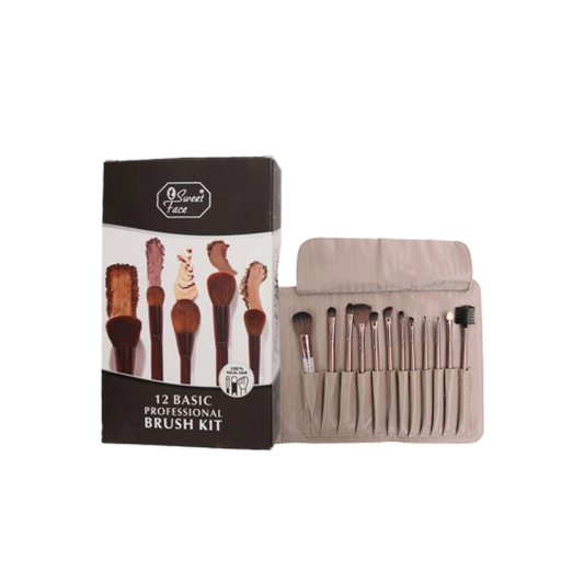 12 Basic Professional Brush Kit