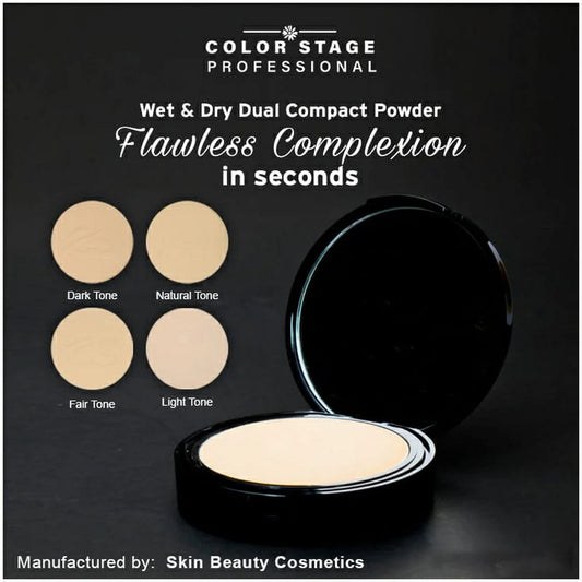 Color Stage Professional Wet And Dry Dual Compact Powder